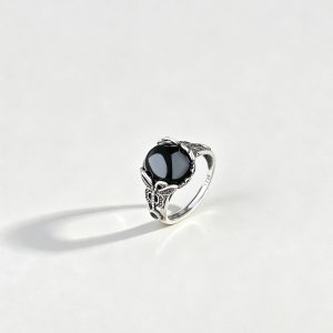 Boho Oval Crystal Statement Ring