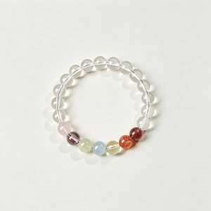 Colorful Chakra Healing Crystal Bead Bracelet