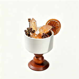 Citrine Crystal Column Crystal Decorative Cup