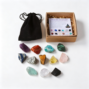 13 Pcs Natural Rough Chakra Crystal Healing Set