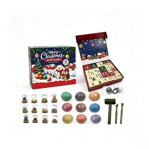 Christmas Advent Calendar Gem Digging Kit 24‑Day Countdown Blind Box