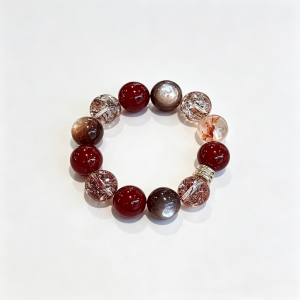 Red Hematoid Quartz Bracelet