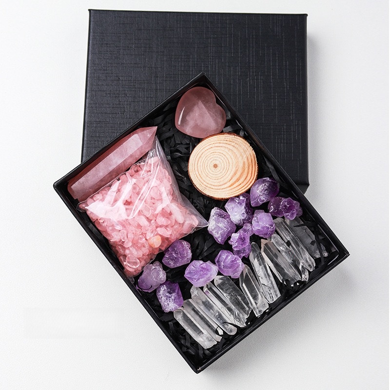 Raw Crystal Mineral Specimen Gift Box - Image 2