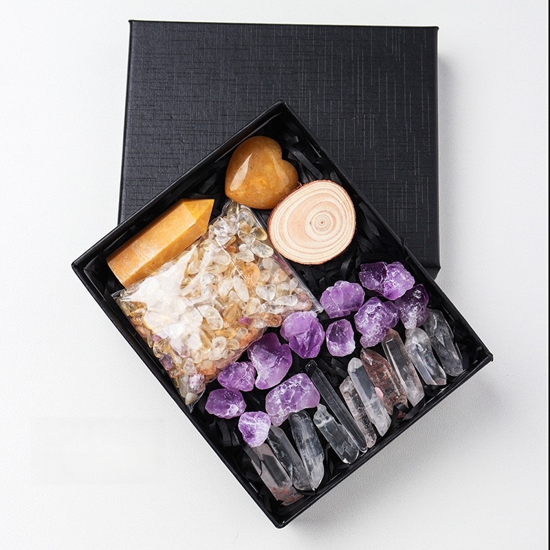 Raw Crystal Mineral Specimen Gift Box - Image 3