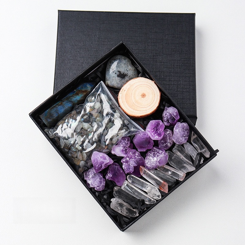 Raw Crystal Mineral Specimen Gift Box - Image 8