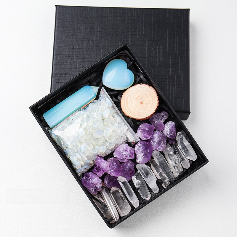 Raw Crystal Mineral Specimen Gift Box - Image 9