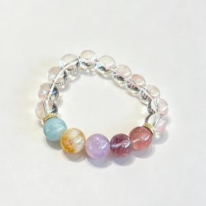 Clear Quartz Multi-Stone Crystal Bracelet