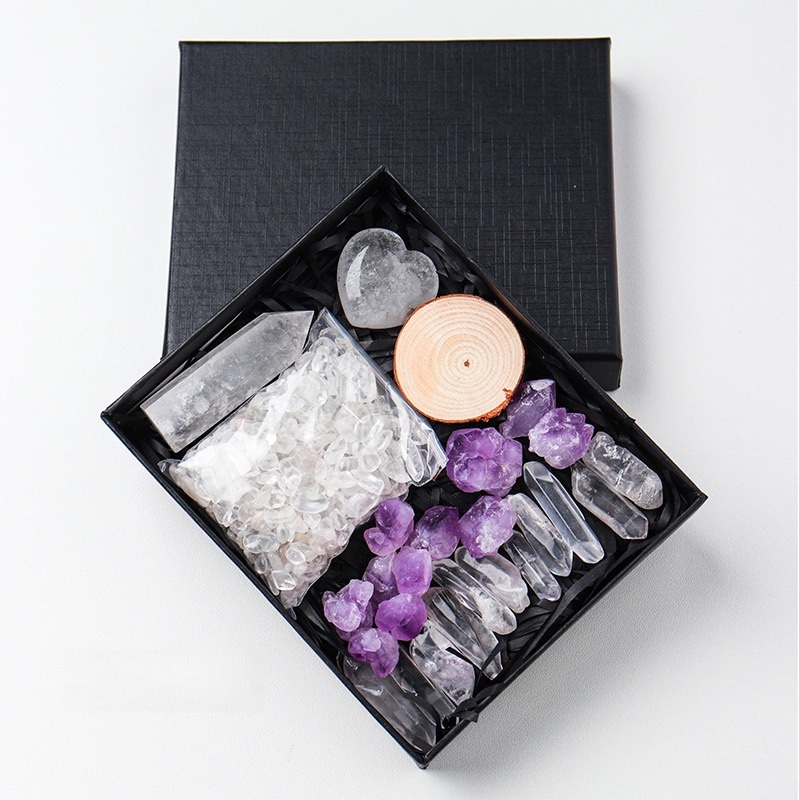 Raw Crystal Mineral Specimen Gift Box - Image 13
