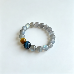Labradorite Blue Fluorite Mix Bracelet
