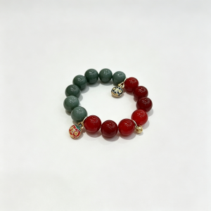Jade Red Agate Lucky Charm Bracelet